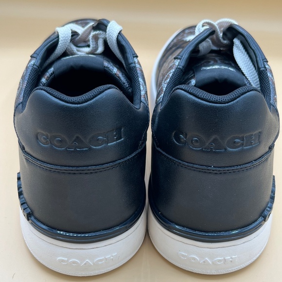 Coach Clip Court sneakers Mens Monogram Print In Casual Sneaker Size 13 In Black